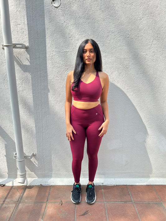 Origins Leggings Rich Wine - Moodstr